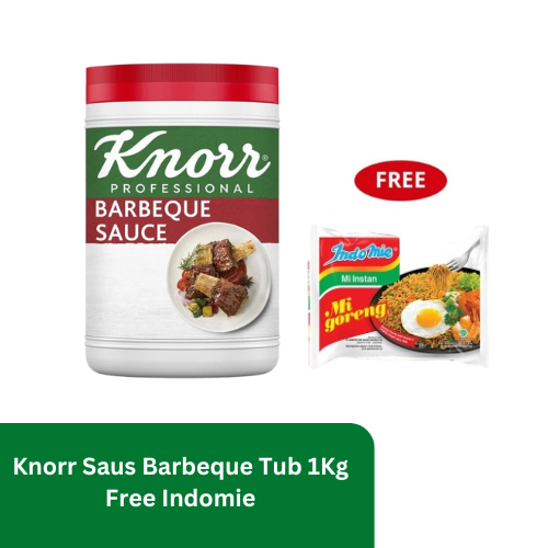 

Knorr Saus Barbeque Tub 1Kg Free Indomie