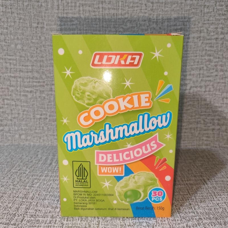

[1 box] Loka Cookies Marsmallow Delicious WOW Termurah Harga Grosir Terlengkap Terbaru Terjangkau