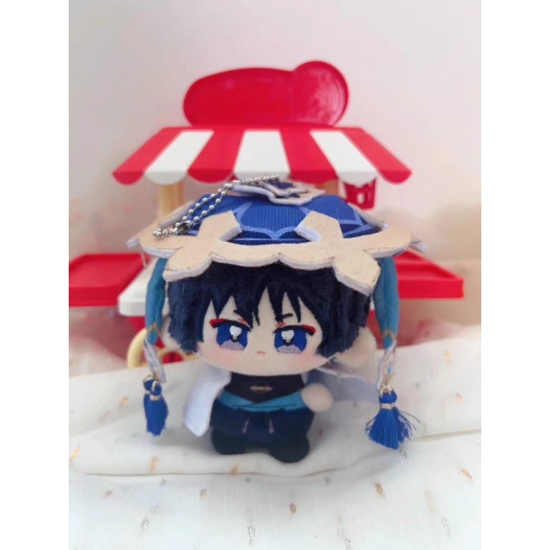 10CM Mini Doll Scaramouche Genshin Impact Keychain Doll Mini Doll Nuigurumi Wanderer Gift Toys