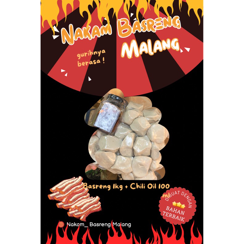 

Basreng viral,basreng kataji,basreng 1kg + chili oil 100ml