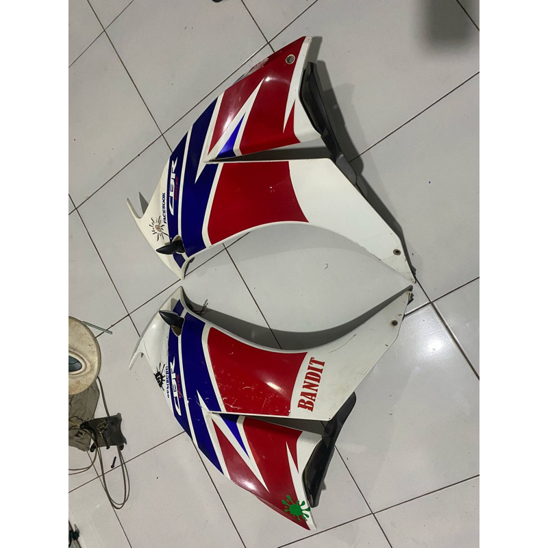 fairing samping honda cbr 150r k45a lokal mata dua nonled cbr 150 k45 middel sayap fairing kanan kir