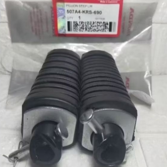 KARET STEP BUSTEP BELAKANG AHM (GN5) KHARISMA SUPRA X 125 2005-2013 FIT NEW GRAND LEGENDA REVO 2007-