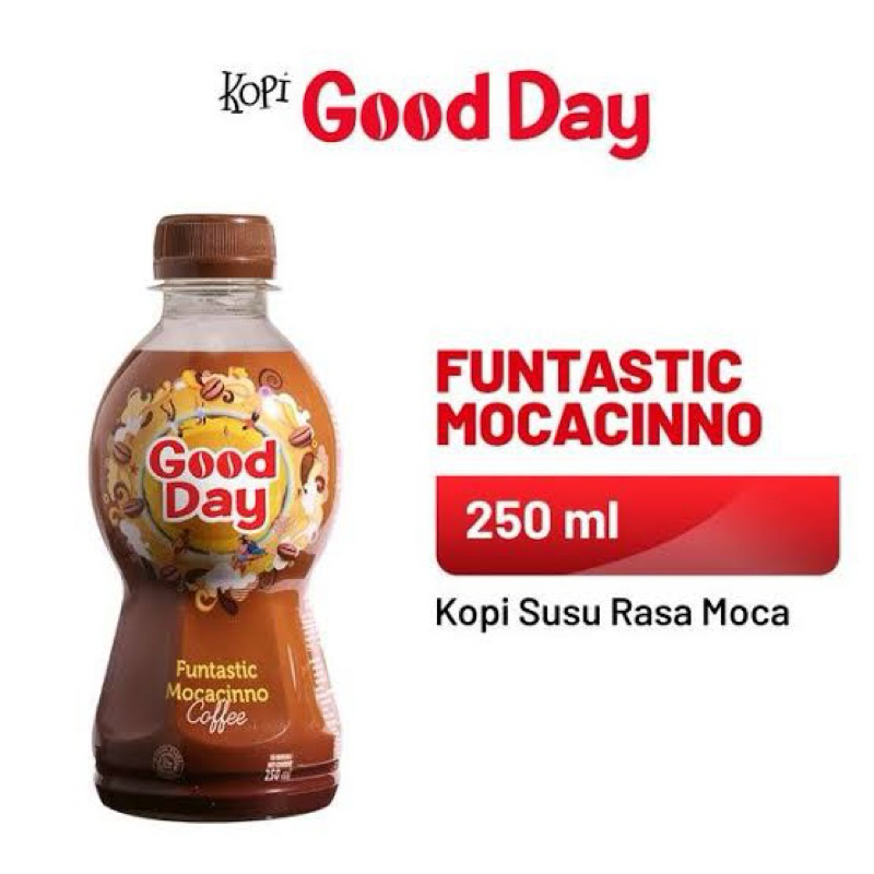 GOOD DAY BOTOL MOCACINNO 250 ML DUS ISI 24 BOTOL