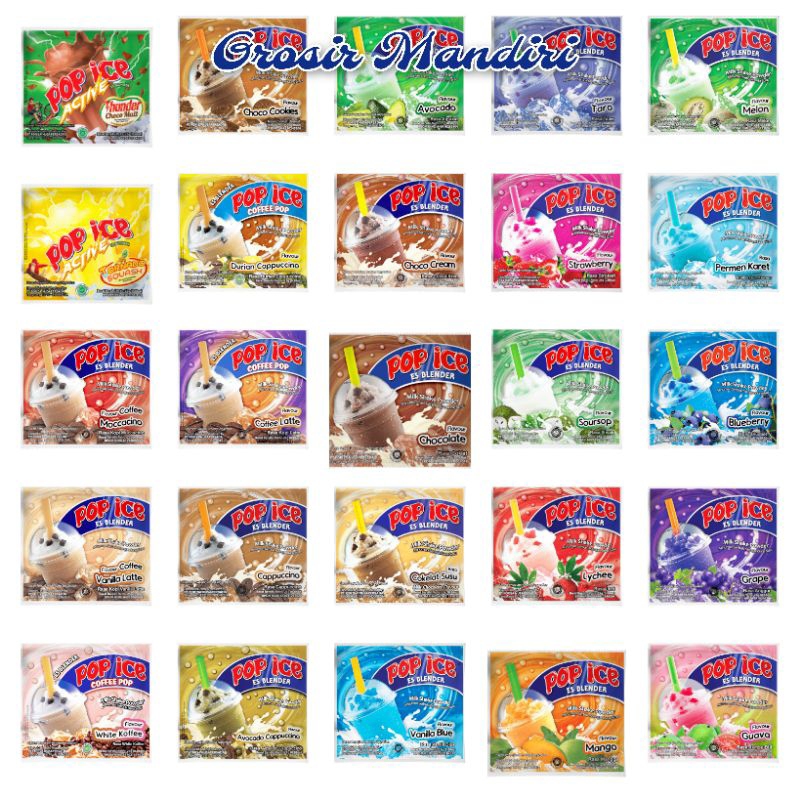 

POP ICE Renceng 25g – Isi 10 Sachet (Berbagai Varian Rasa)