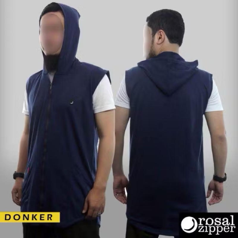 Rosal Rompi sholat Pria Dewasa Zipper Resleting full ori Rosal
