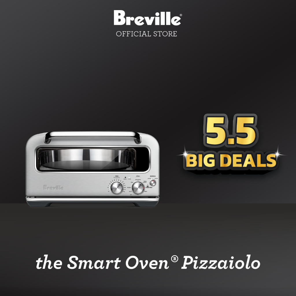 Breville Pizzaiolo - Oven Pemanggang Pizza Stainless Steel