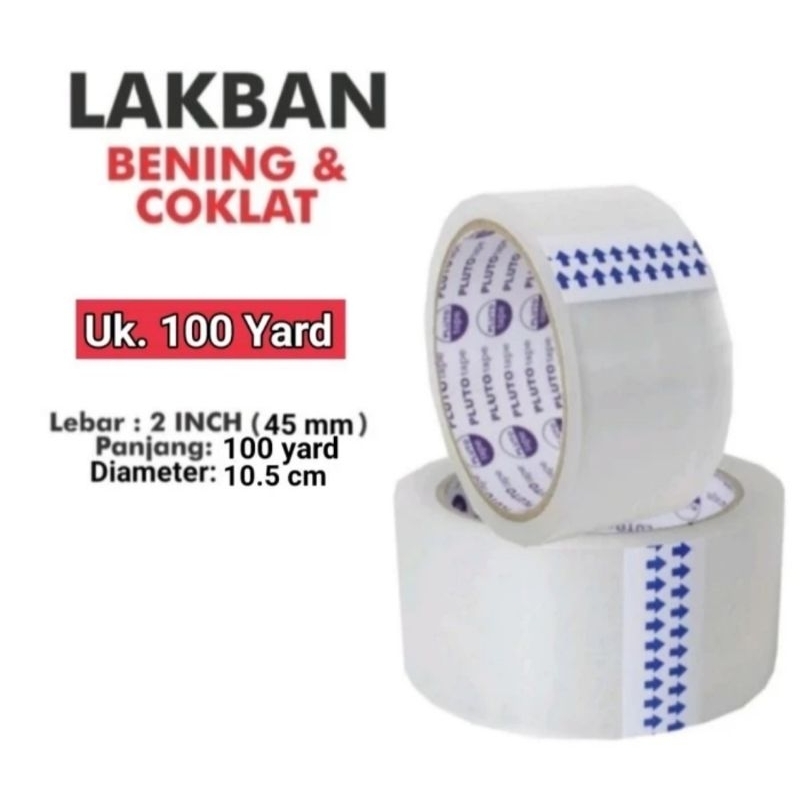 

Lakban Pluto tape 100 yard