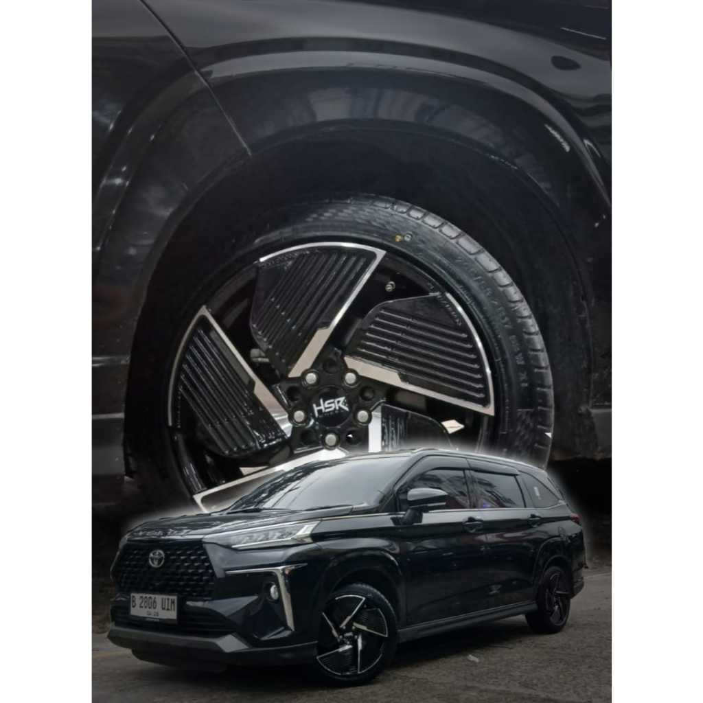 PAKET VELG PLUS BAN ACCELERA 205 50 R17 UNTUK MOBIL AVANZA USE VELG HSR RAIJUA RING 17