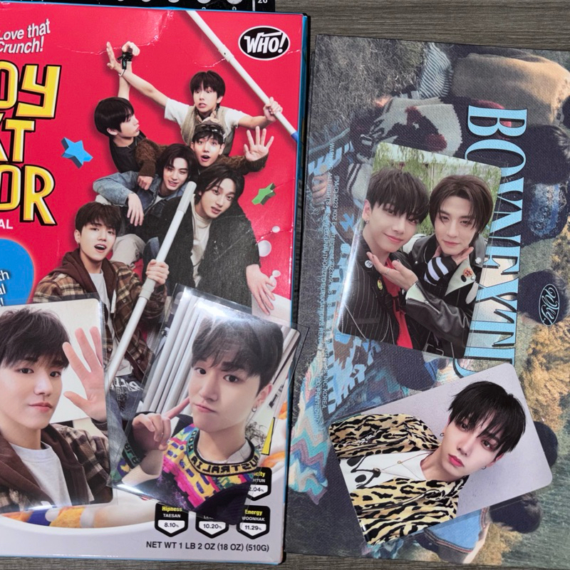 [READ DESC] album only photocard boynextdoor sungho riwoo jaehyun taesan leehan woonhak album crunch