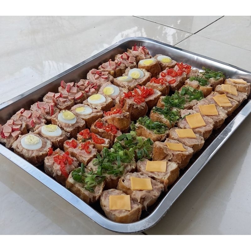

Tahu Baso Vacuum Frozen isi 8pcs/Mixed Topping