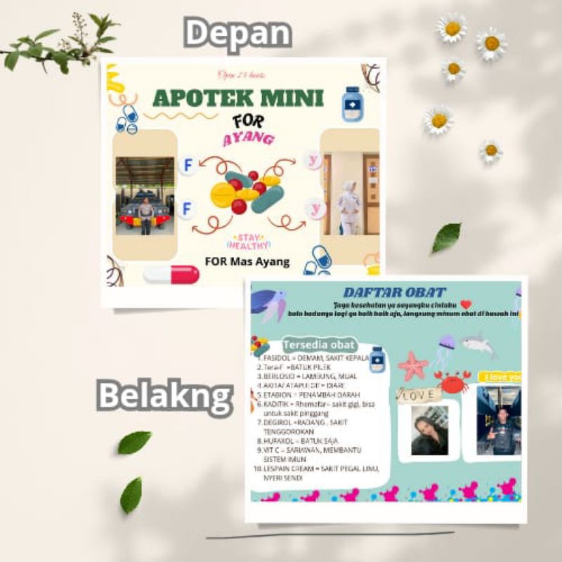 

Sticker Saja Costem Apotek Mini Untuk Box 6 Skat Sticker Saja