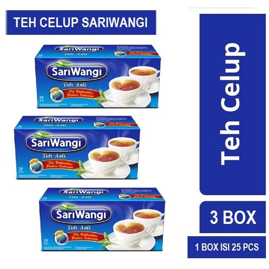 

Teh Sariwangi Isi 25 (3 Pcs) - Teh Celup