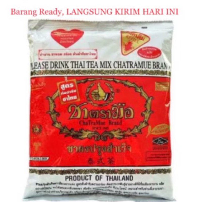 

Thai Tea Chatramue Merah Red thai tea Original 400gr