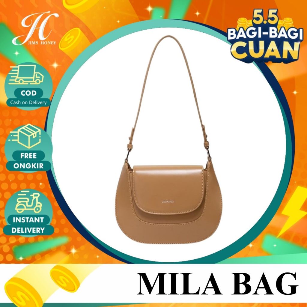 JIMS HONEY FOREVER MILA BAG Tas Selempang dan Bahu Wanita Slingbag Hobo Cewek Jimshoney Trendy Elega