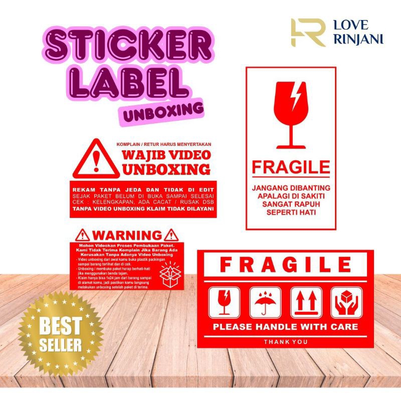

STICKER LABEL UNBOXING