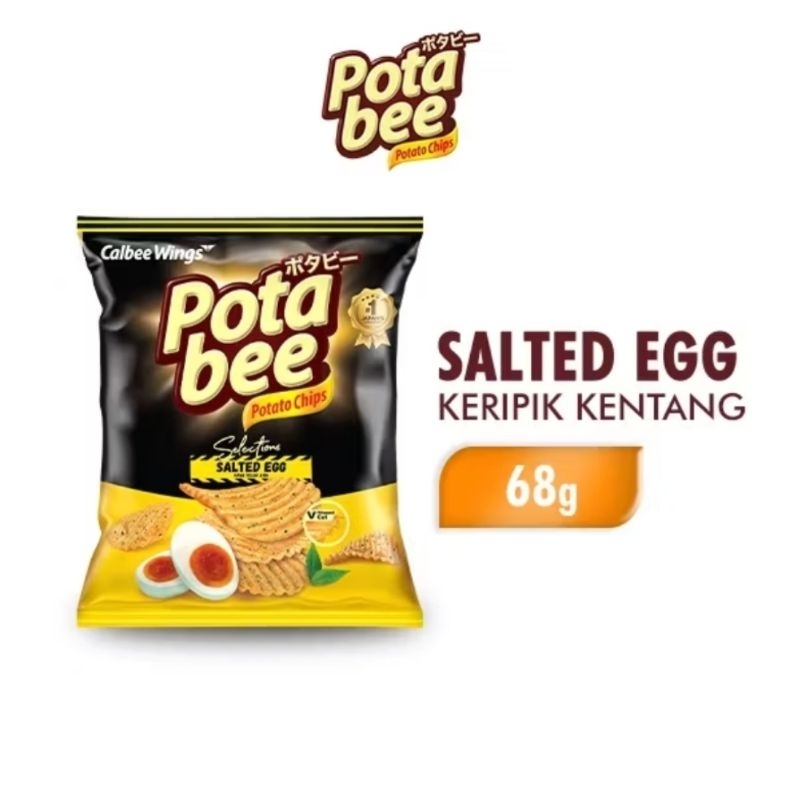 

Potabee Keripik Kentang Selections Salted Egg 68gr