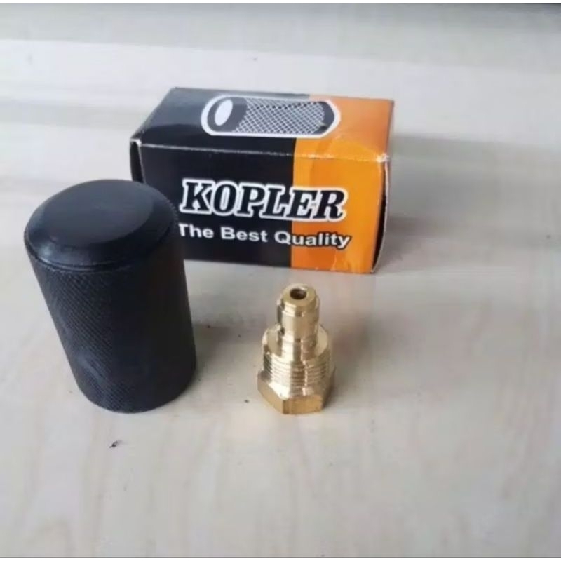 Mini kupler jantan Kuningan tutup teflon