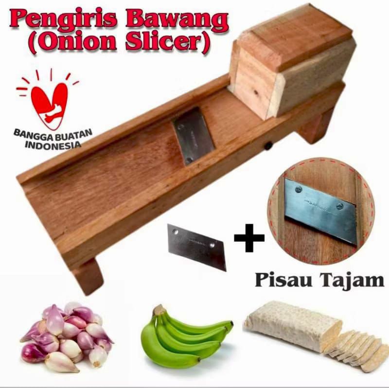 PENGIRIS BAWANG MERAH/ PUTIH PENGIRIS CERIPING PISANG SERBAGUNA ALAT PARUTAN MASAK DAPUR