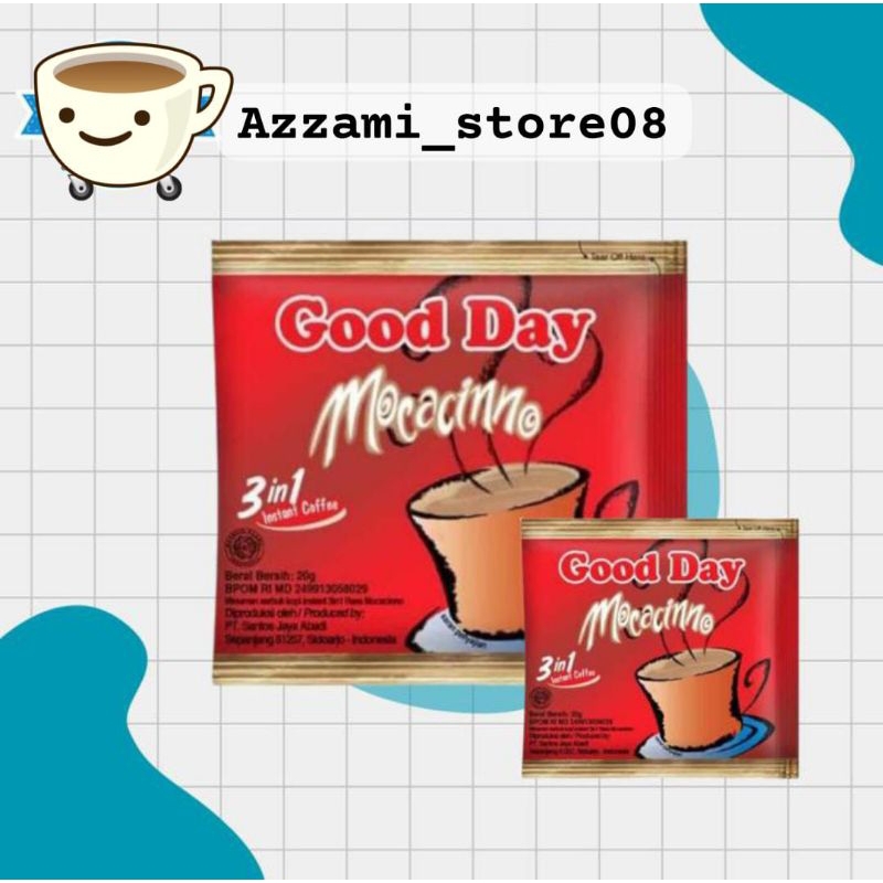 

GOOD DAY KOPI INSTANT 3 IN 1 MOCACINNO - 1 RCG (10 sachet @20gr)