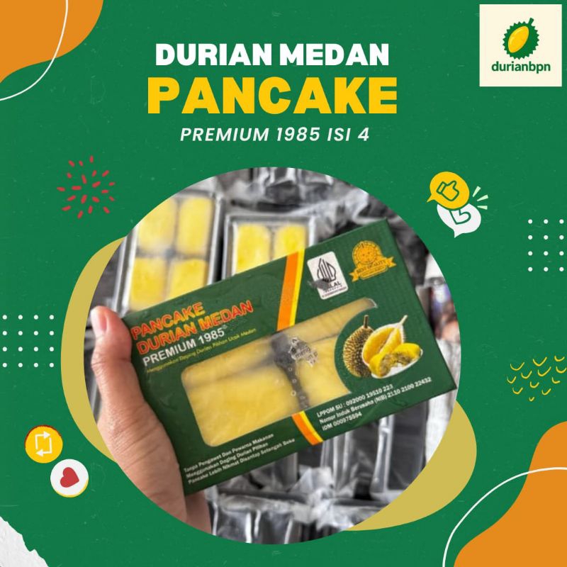 

Pancake Durian Ucok isi 4