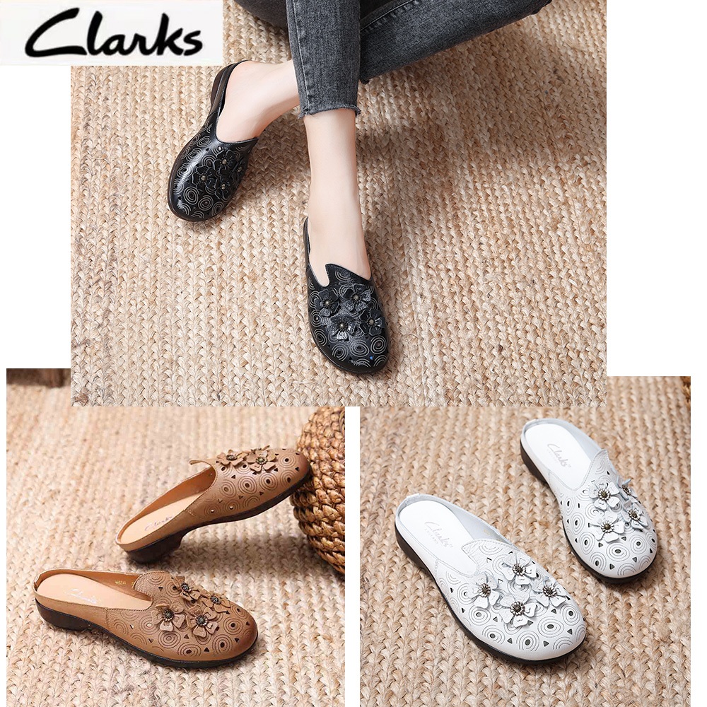 Sepatu Wanita Clarks new pita woman  Clarks flat  kulit asli Sepatu Wanita Clarks melati