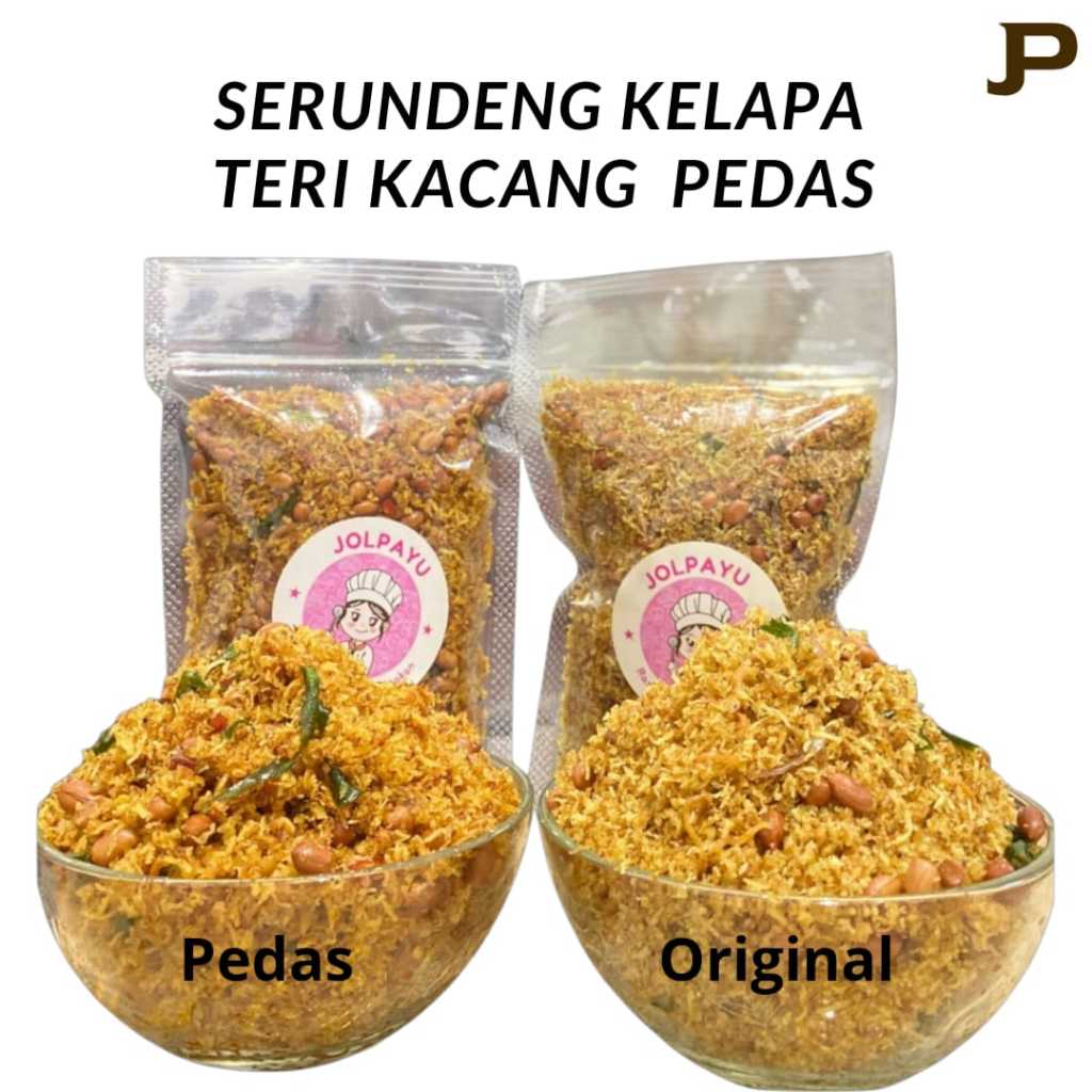 

Serundeng Kelapa Kacang Teri Pedas Manis Original Halal Khas Sunda