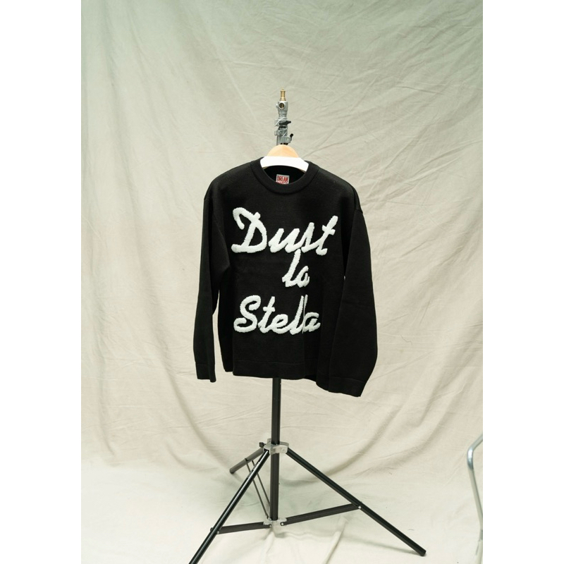 LONGSLEEVE KNIT DUSTLASTELLA SIGNATURE BLACK