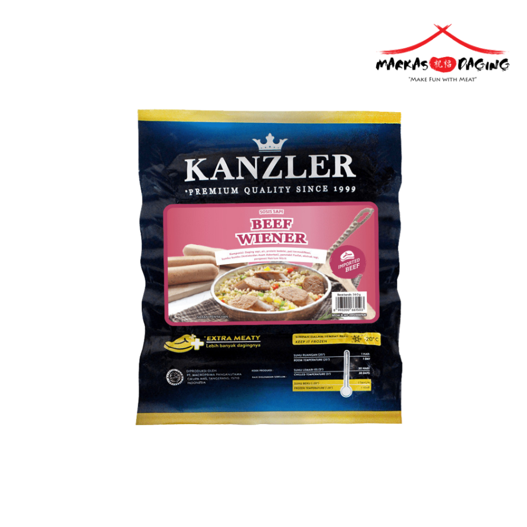 

KANZLER Beef WIENER 360gr - Markasdaging