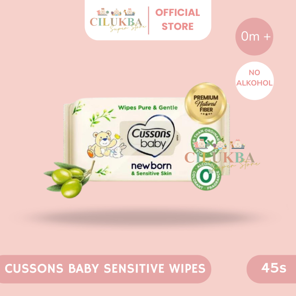 CUSSONS BABY WIPES NEWBORN SENSITIVE SKIN | TISSUE BASAH | TISSUE BAYI | T | TISU BASAH | TISU | TIS