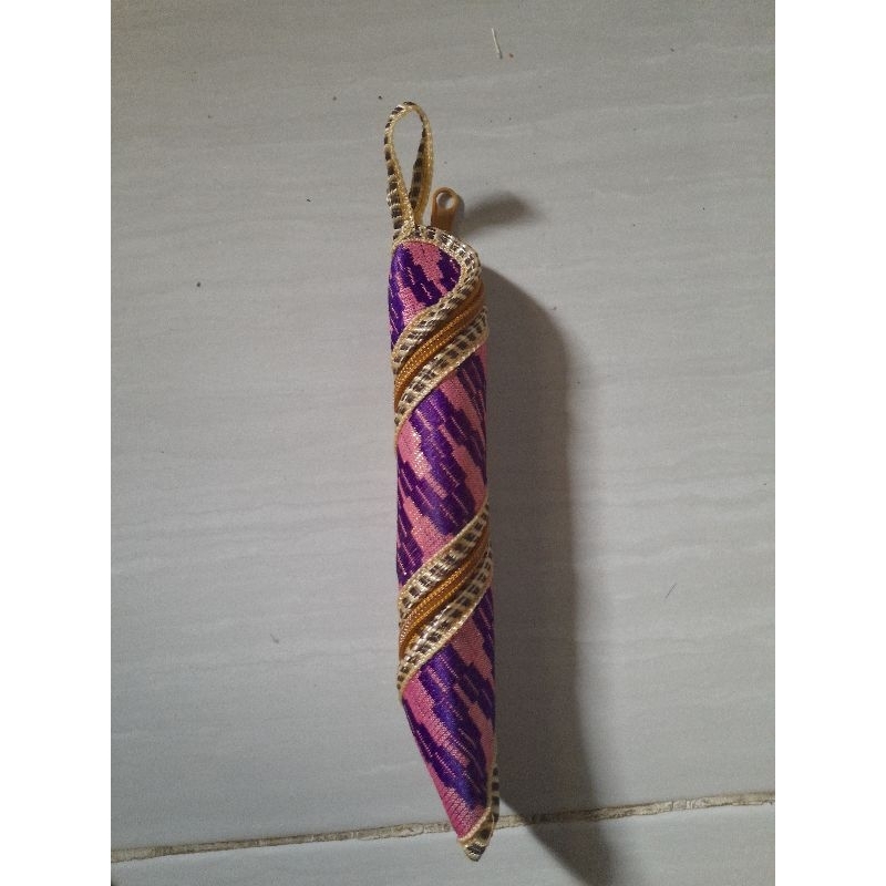 

tempat pensil anak motif songket list zebra || souvenir pernikahan || kerajinan tangan