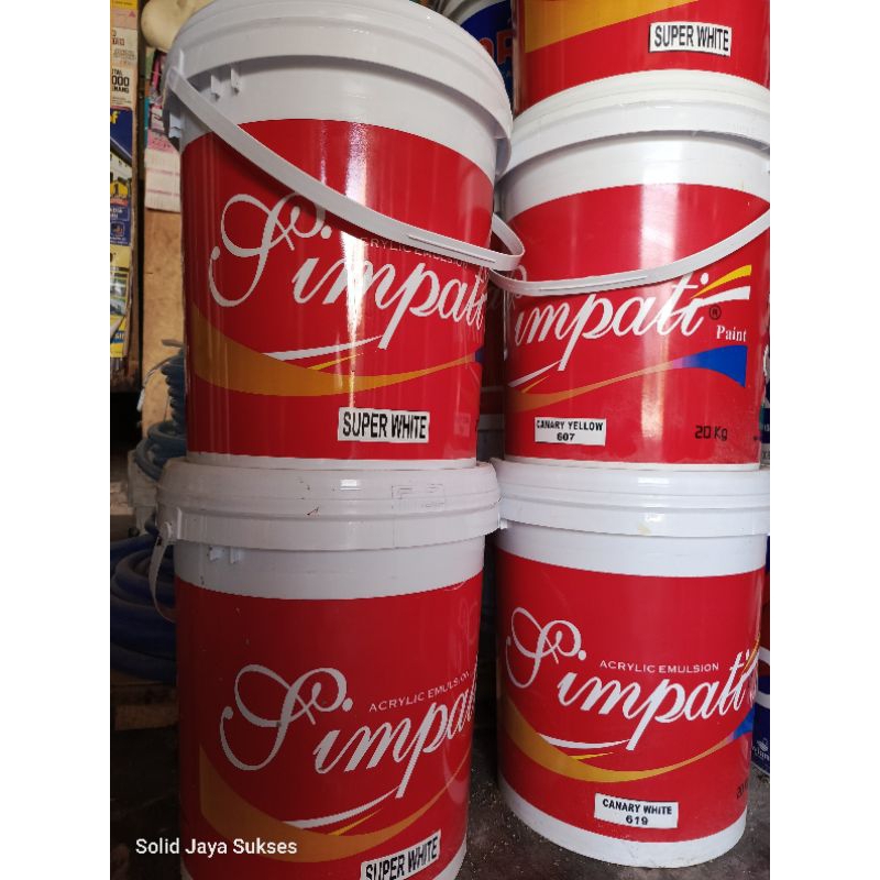 ( Simpati 20KG) Cat air dinding tembok wall paint 20kg Simpati brand