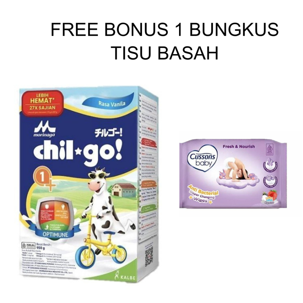 

CHILGO 1+ Susu Bubuk Vanila 950g – Nutrisi Seimbang untuk Tumbuh Kembang Si Kecil Usia 1 Tahun ke Atas!