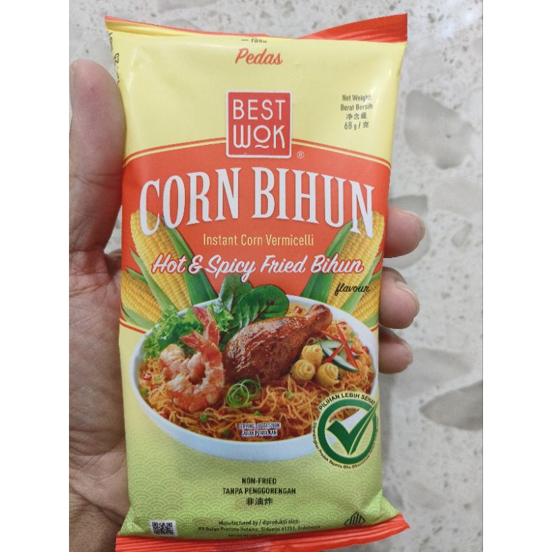 

Best Wok Corn Bihun Rasa Hot & Spicy Kemasan 68 Gram