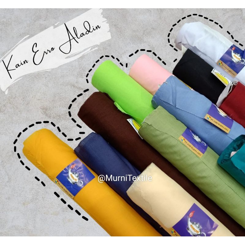 Kain ERRO ALADIN/Kain furing Kemeja atau kebaya/ Kain seragam/katun tipis -Part 1