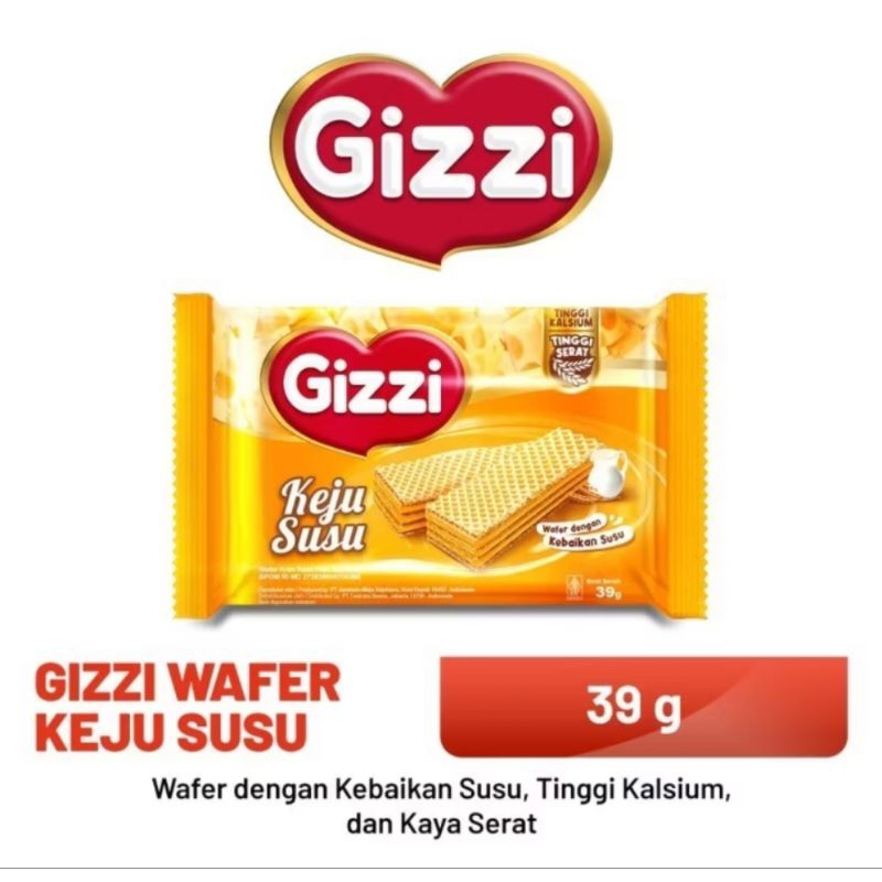 

gizzi wafer 39 g isi 10 pck