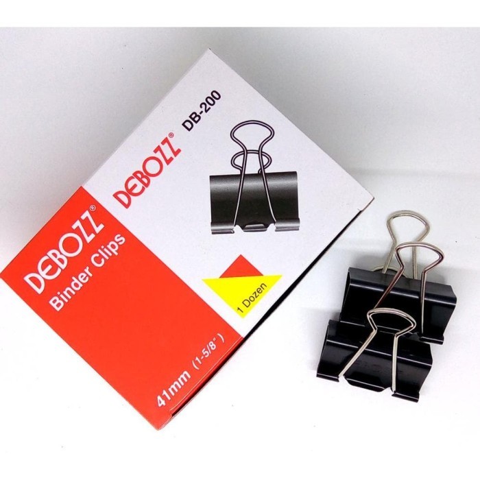 

Binder Clip Debozz DB-200/Pack isi 12 Pcs