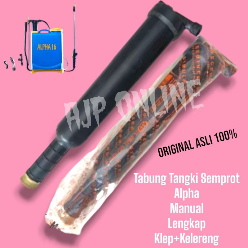 Tabung Tangki Alpha 16 Manual Original lengkap tabung teng semprot Alpha