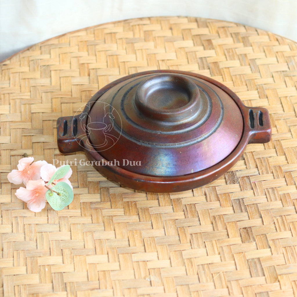 Hot Plate Gerabah / Hot Plate Tanah Liat (Bergagang Cenil)