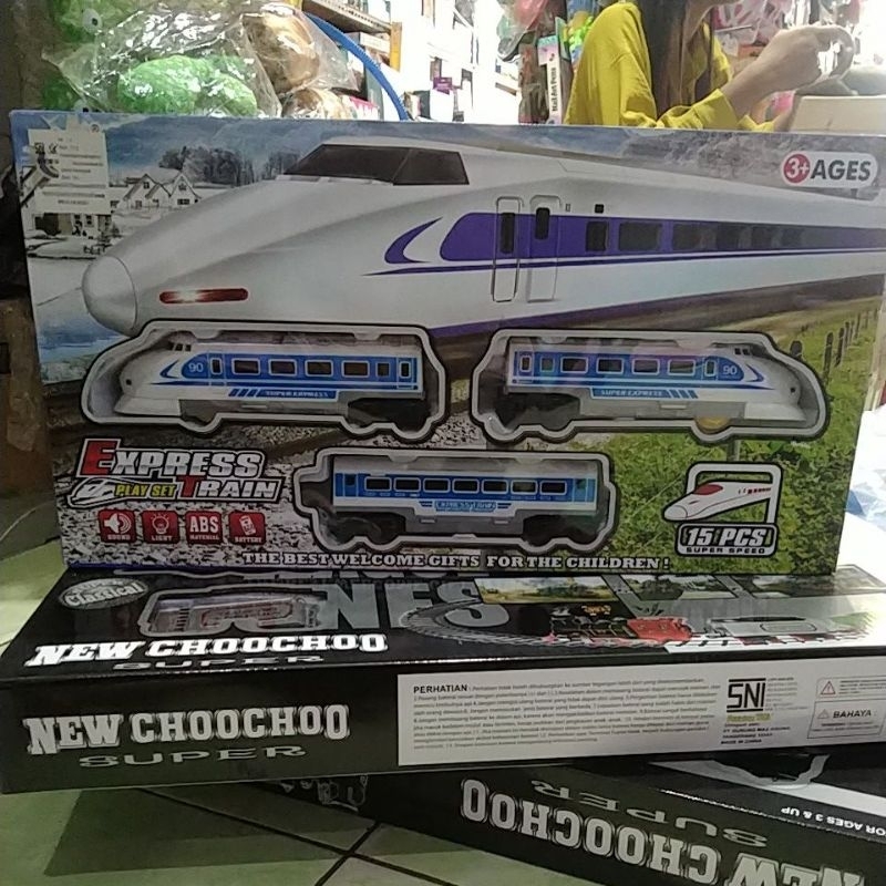 Sendy toys mainan kereta api LRT MRT mainan anak anak ada rel