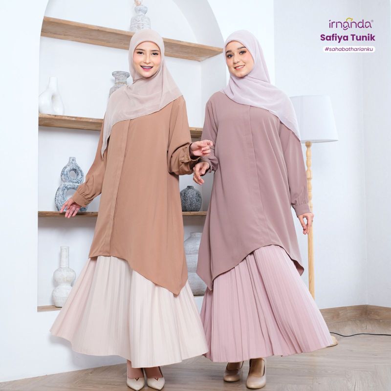 IRNANDA Tunik Safiya polos