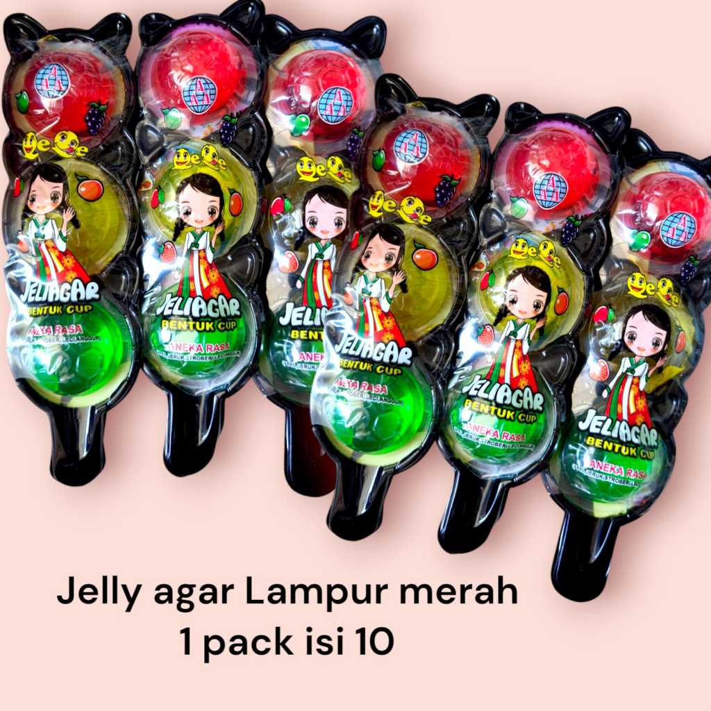 

10 PCS - JELLY AGAR LAMPU MERAH