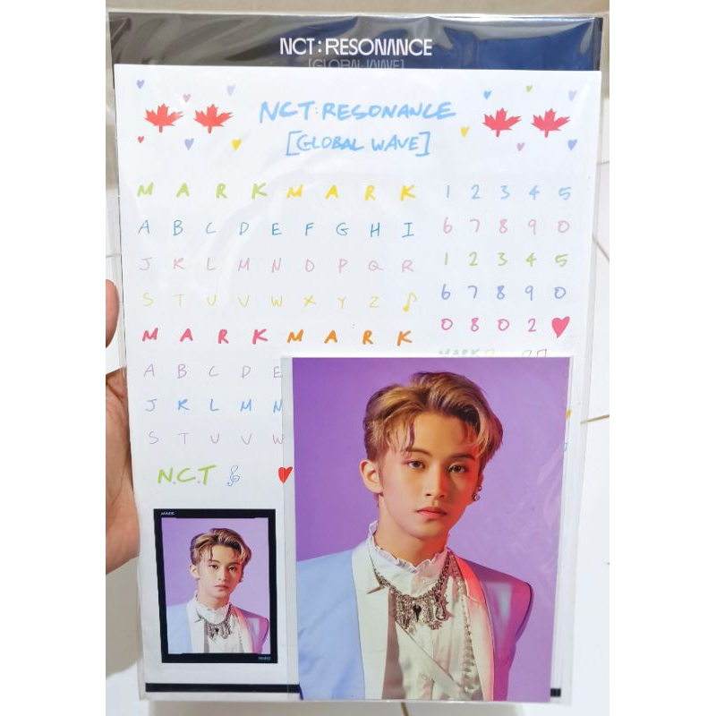 (NEW) SCRAP BOOK Deco Set NCT Mark / Merchandise NCT KPop SM Entertainment SMTown Official
