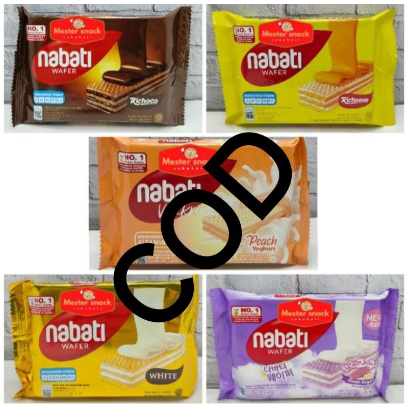 

PROMO Nabati wafer reguler Netto 39gr aneka rasa