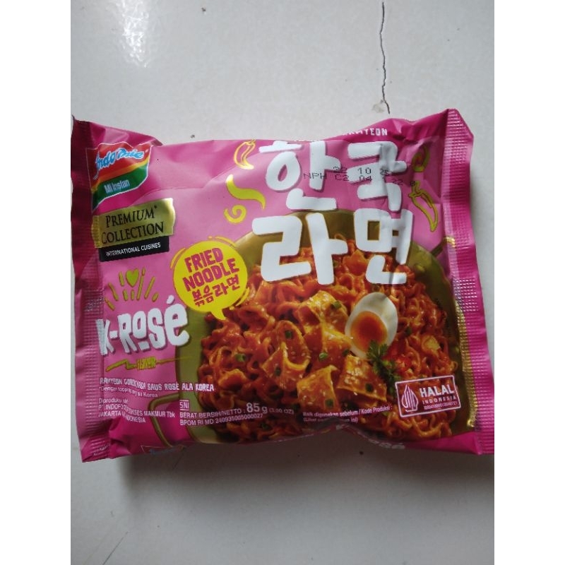 

Indomie Korean Ramyeon Goreng Rasa Saus Rose Kemasan 85 Gram