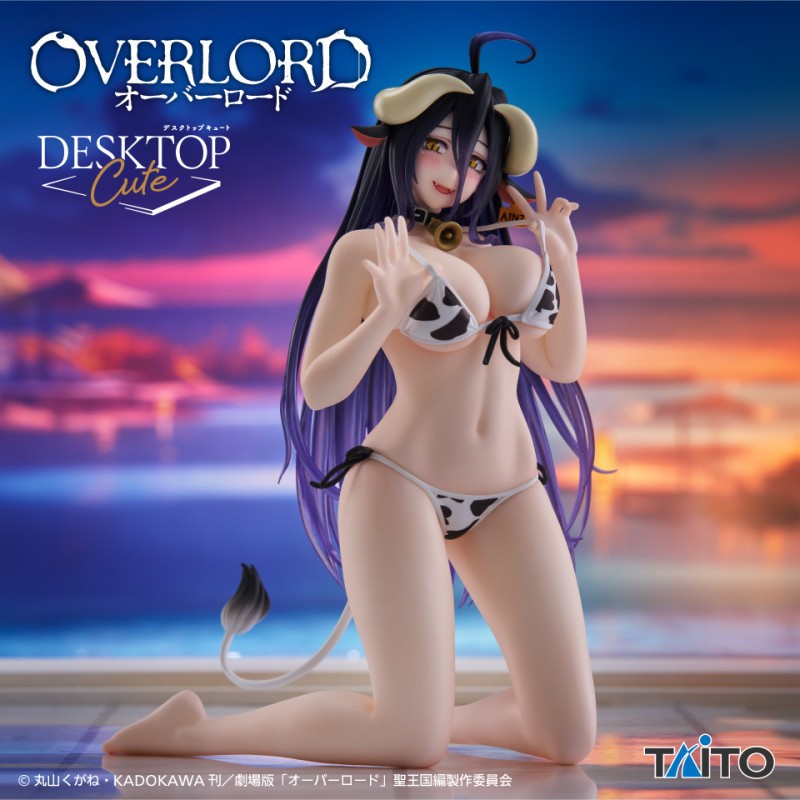Desktop Cute Figure Albedo - Cow Swimsuit Ver. Overlord