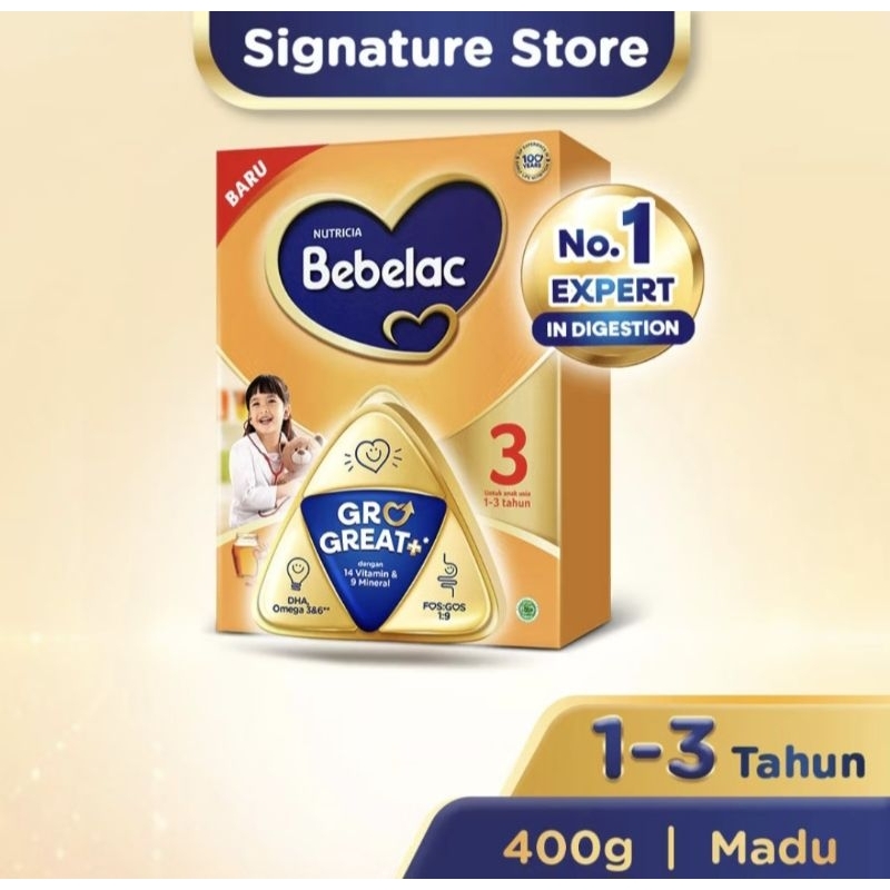 

SUSU PERTUMBUHAN BEBELAC 3 400GR MADU VANILA