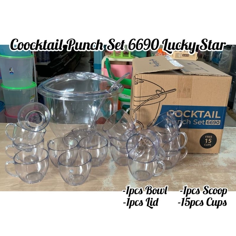 LUCKY STAR - COCKTAIL PUNCH SET 6690 LUCKY STAR