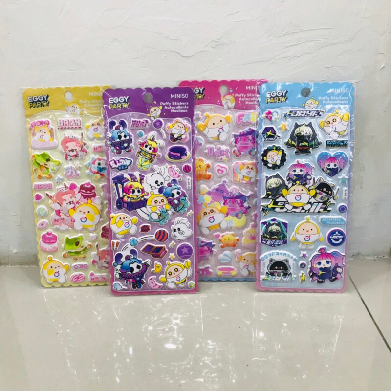 

Miniso Eggy Sticker / Mainan anak
