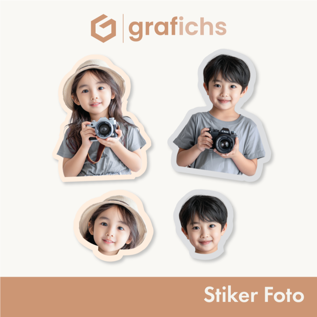 

[25-77 pcs] Stiker Foto GISF01 by Grafichs
