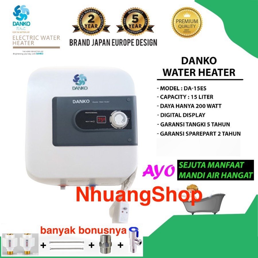 DANKO water heater listrik 15 liter